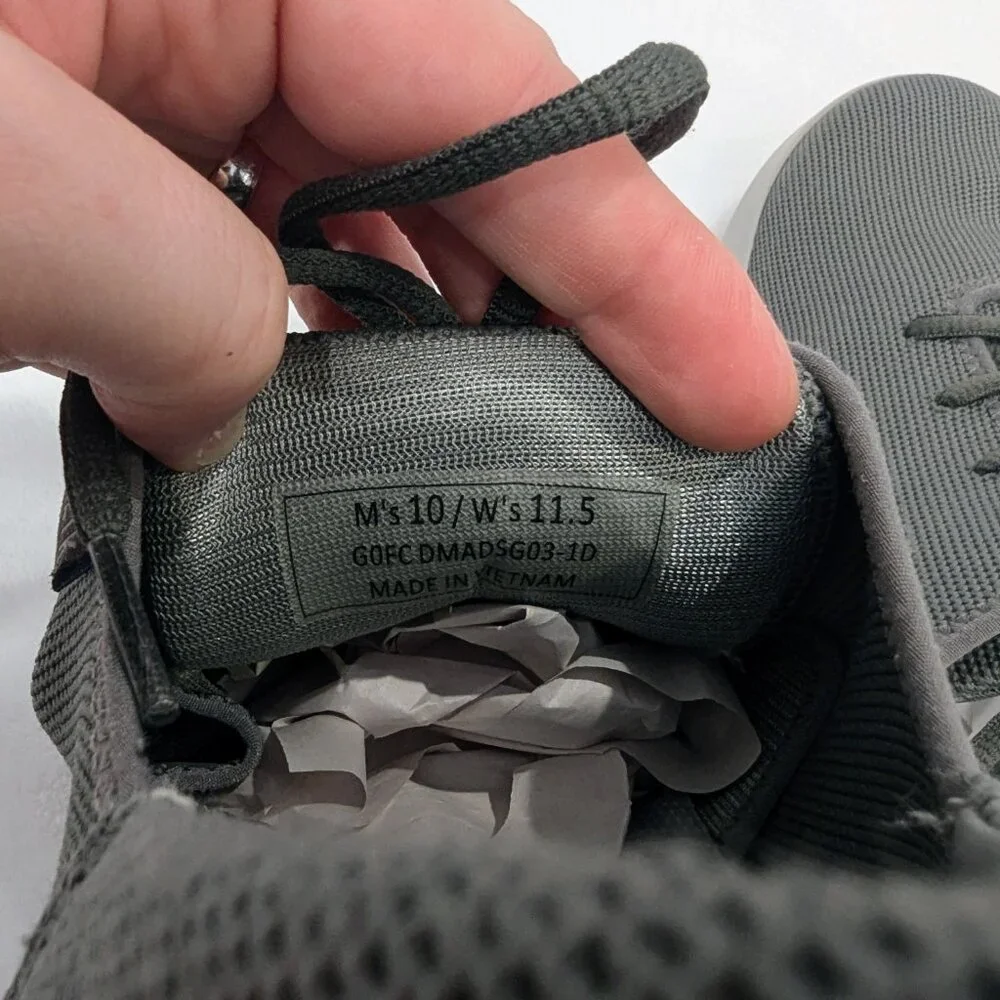 KIZIK Madrid Eco Knit Sneakers 10 Men's Smoke Gray Hands-Free Unisex - Picture 7 of 8